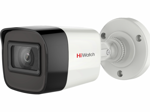 

Камера HD-TVI HiWatch DS-T500A 2.8 мм уличная, корпусная, 5Мпикс, CMOS, до 20 кадров/с, до 2560x1944, ИК подсветка 30 м, -40 - +60, белый (DS-T500A (B)), DS-T500A