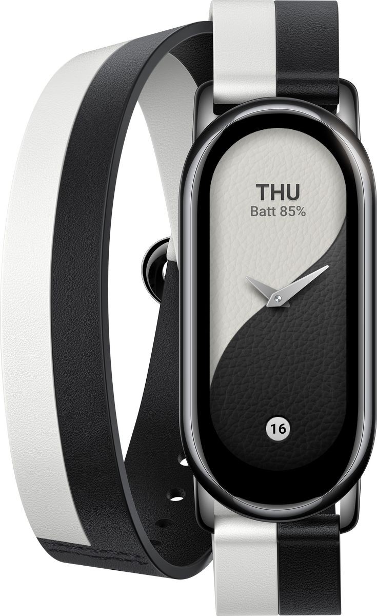 Ремешок Xiaomi для Xiaomi Smart Band 8, черный/белый