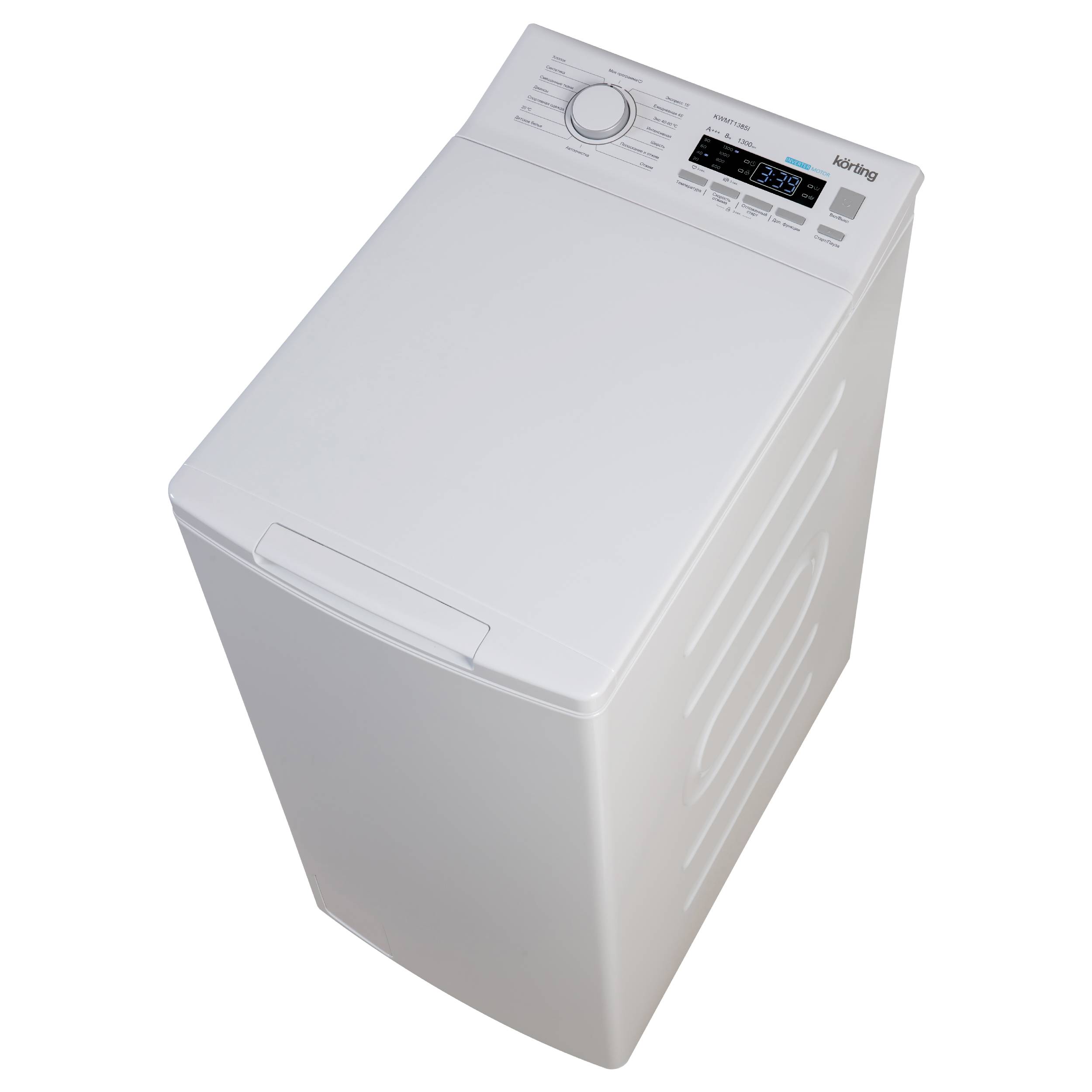 

Стиральная машина Korting KWMT 1385 I, 8 кг, 1300 об/мин, белый (KWMT 1385 I), KWMT 1385 I
