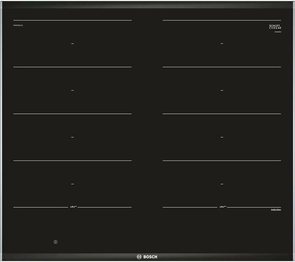 

Индукционная варочная панель Bosch Serie 8 PXE675DC1E, 4 конфорки, черный (PXE675DC1E), Черная, PXE675DC1E