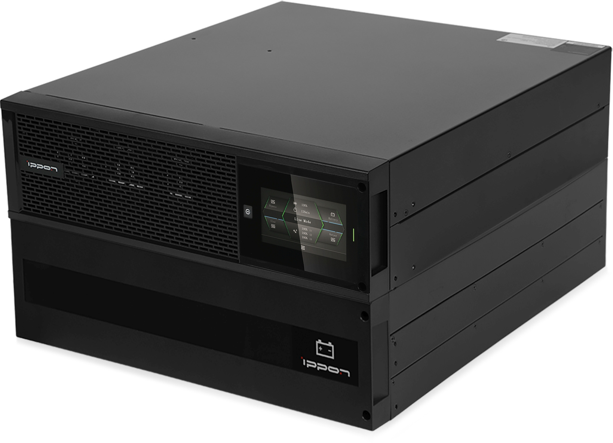 

ИБП Ippon Innova Unity RT 3-3 10K, 10000 В·А, 10 кВт, клеммная колодка, USB, черный (1445970), RT 3-3 10K