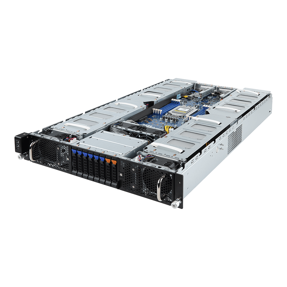 

Серверная платформа Gigabyte G292-Z20, 1xSocket SP3, 8xDDR4, 8x2.5 HDD HS, 2xM.2-PCI-E, 2x10G SFP+, IPMI, Redundant 2x2200 Вт, 2U (6NG292Z20MR-00-1*), G292-Z20