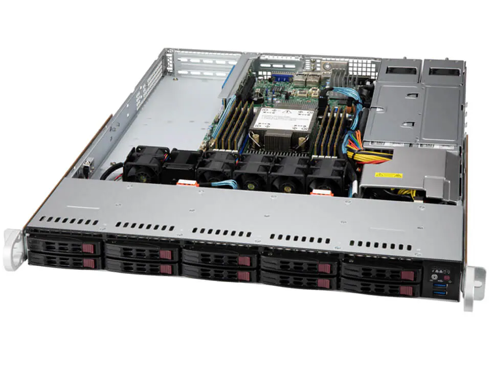 

Серверная платформа SuperMicro SYS-110P-WR, 1xSocket4189, 8xDDR4, 10x2.5 HDD HS, 1xM.2-PCI-E/SATA, 2xGLAN, IPMI, Redundant 2x750 Вт, 1U (SYS-110P-WR), SYS-110P-WR