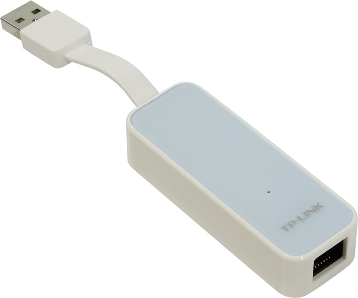 Сетевая карта TP-LINK UE200, 1xRJ-45, 100 Мбит/с, USB 2.0 б/у, отказ от покупки, следы эксплуатации, комплект полный