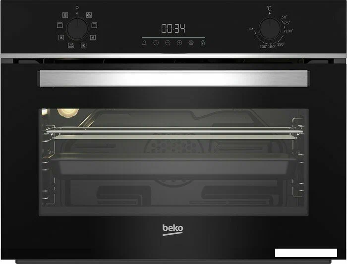 

Духовой шкаф электрический Beko BBCM13300X, нержавеющая сталь/черный (BBCM13300X), BBCM13300X