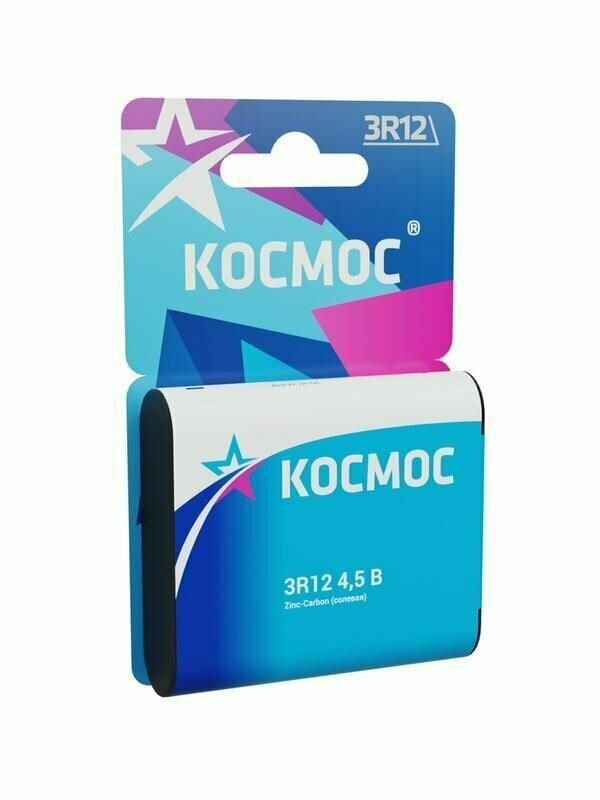 

Батарейка Космос 3R12, 4.5V, 1 шт. (KOC3R121BL)