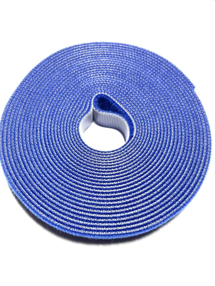 Лента-липучка Netko Optima, 1.45 см x 5м, 1 шт., синий (RV14.5X5BLE)