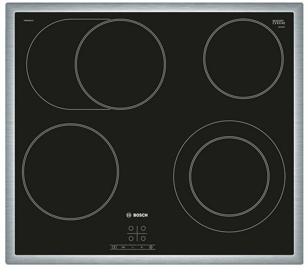 

Электрическая варочная панель Bosch PKN645FP2E, 4 конфорки, черный (PKN645FP2E), Черная, PKN645FP2E