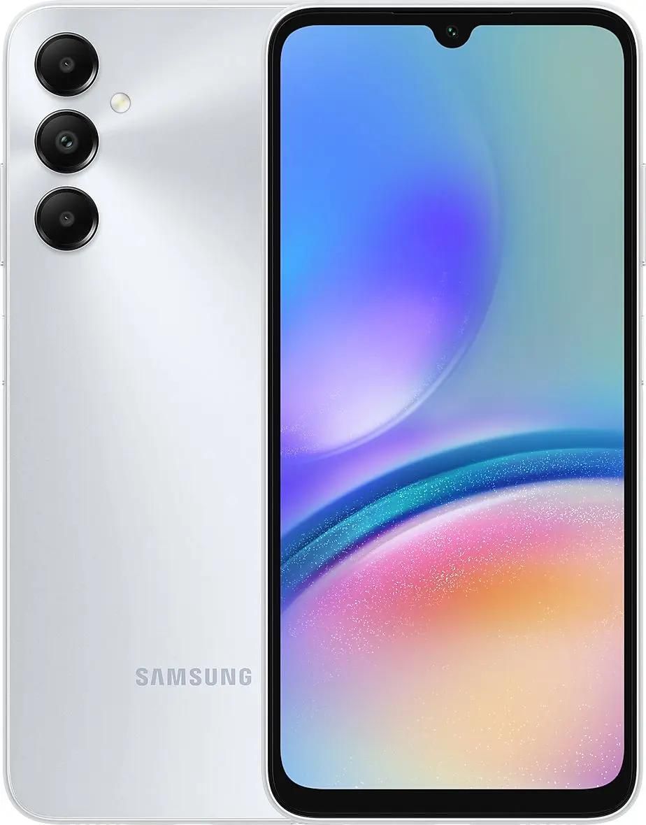 

Смартфон Samsung Galaxy A05s, 6.7" 2400x1080 PLS, Qualcomm Snapdragon 680, 4Gb RAM, 64Gb, 3G/4G, Wi-Fi, BT, 3xCam, 2-Sim, 5000 мА⋅ч, USB Type-C, Android 13, серебристый (SM-A057FZSUCAU), Galaxy A05s