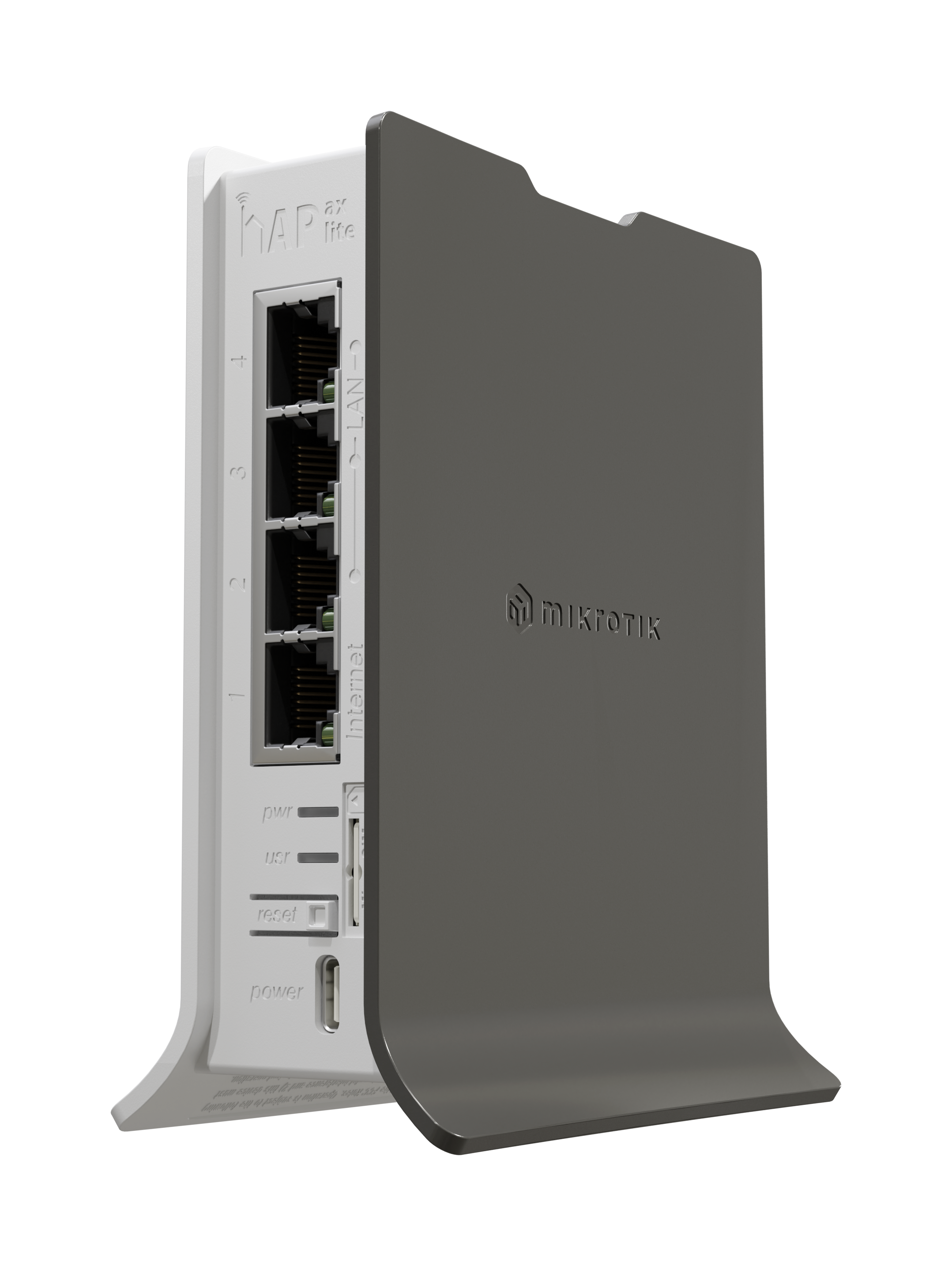 Wi-Fi роутер MikroTik hAP ax lite LTE6, до 574 Мбит/с, LTE (L41G-2axD&FG621)