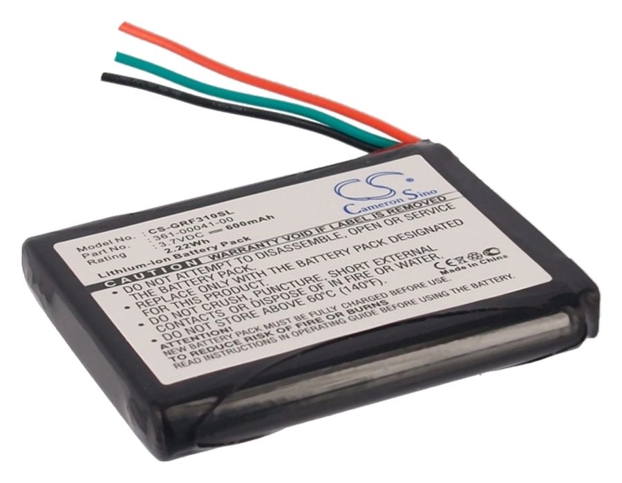 

Аккумулятор Cameron Sino CS-GRF310SL, 3.7V, 600 мА·ч, Li-Ion для смарт-часов Garmin, CS-GRF310SL