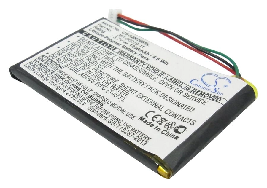 

Аккумулятор Cameron Sino CS-IQN200SL, 3.7V, 1.25 А·ч, Li-Ion для навигатора Garmin, CS-IQN200SL