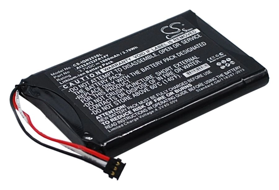 

Аккумулятор Cameron Sino CS-IQN253SL, 3.7V, 1 А·ч, Li-Ion для навигатора Garmin, CS-IQN253SL