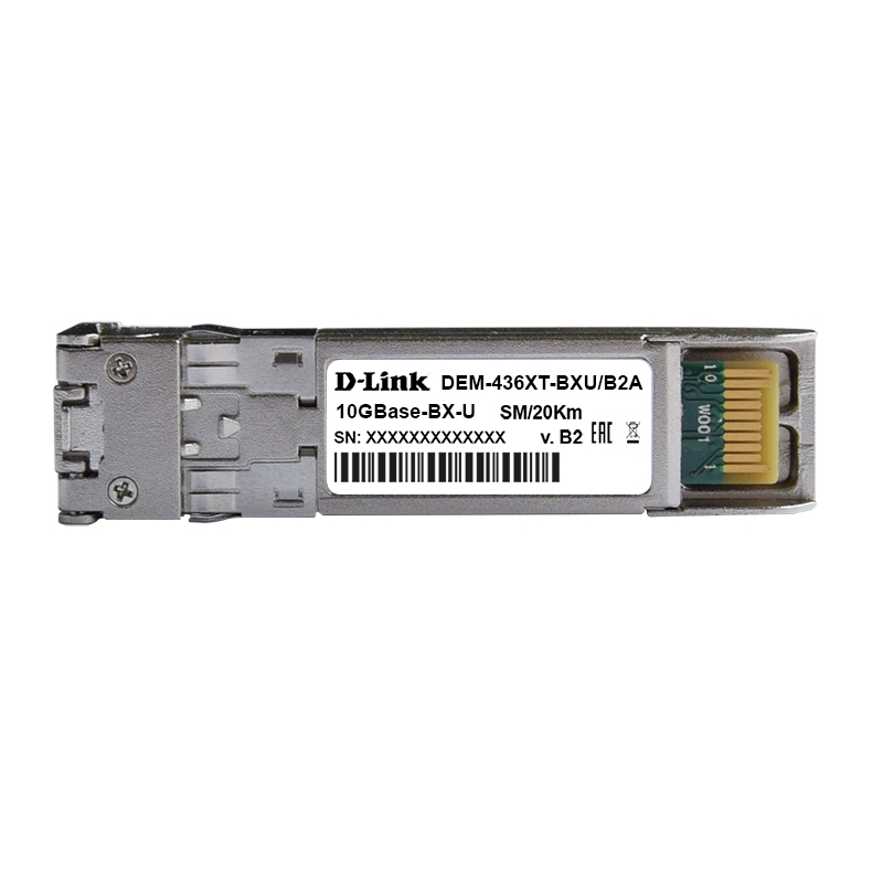

Модуль SFP+ D-Link DEM-436XT-BXU, 20 км, LC, Tx:1270 нм, Rx:1330 нм, 10 Гбит/с, SM, одинарный, WDM (436XT-BXU/20KM/B2A), DEM-436XT-BXU