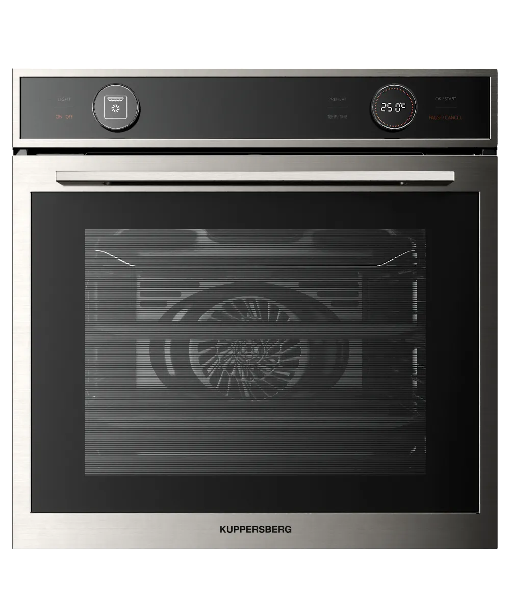 

Духовой шкаф электрический Kuppersberg HT 612 BX, черный/серебристый (HT 612 BX), HT 612 BX