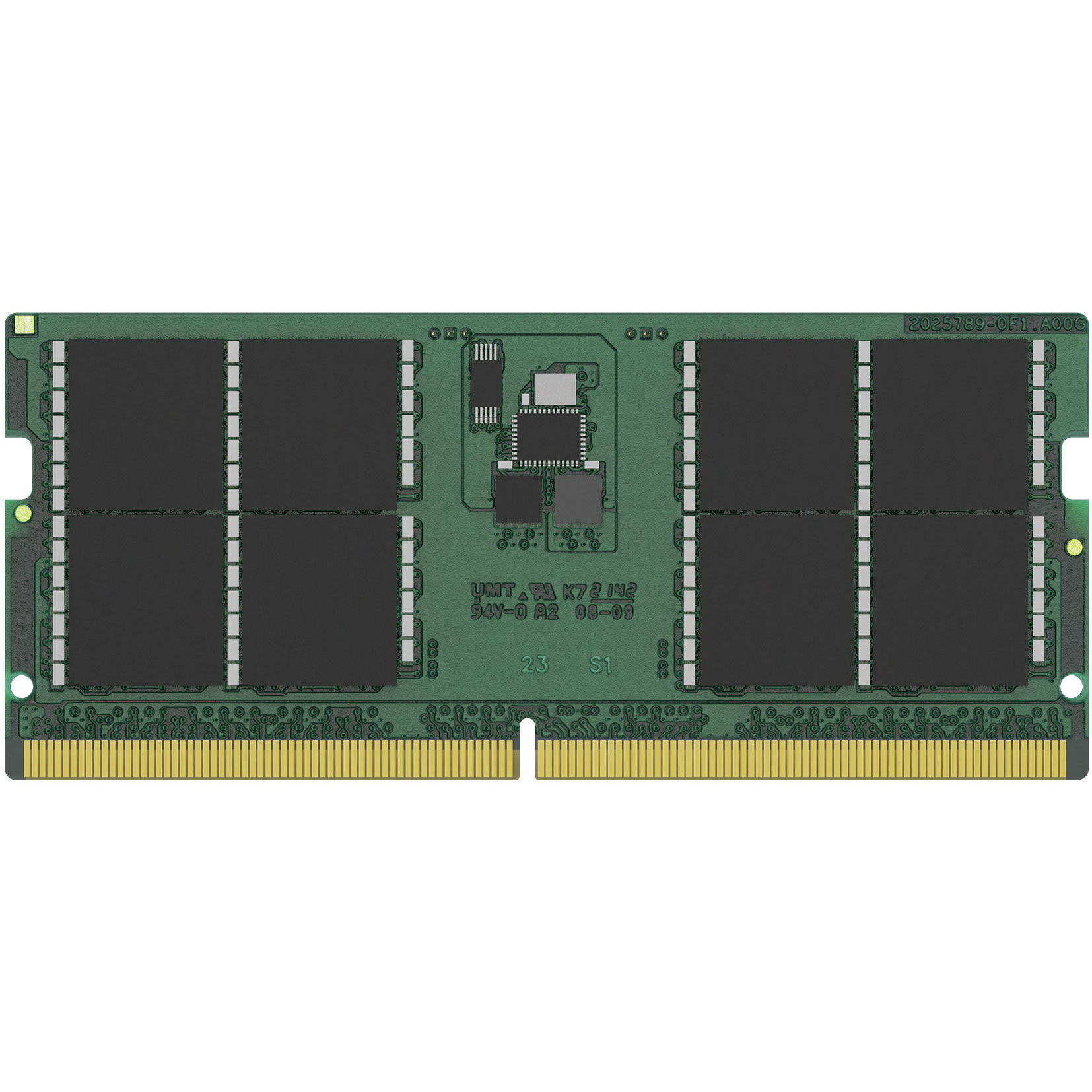 

Память DDR5 SODIMM 32Gb, 5200MHz, CL42, 1.1V, Kingston (KVR52S42BD8-32) Retail, KVR52S42BD8-32