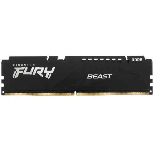 Память DDR5 DIMM 8Gb, 5600MHz, CL36, 1.25V, Kingston, FURY Beast Black (KF556C36BBE-8) Retail - фото 1