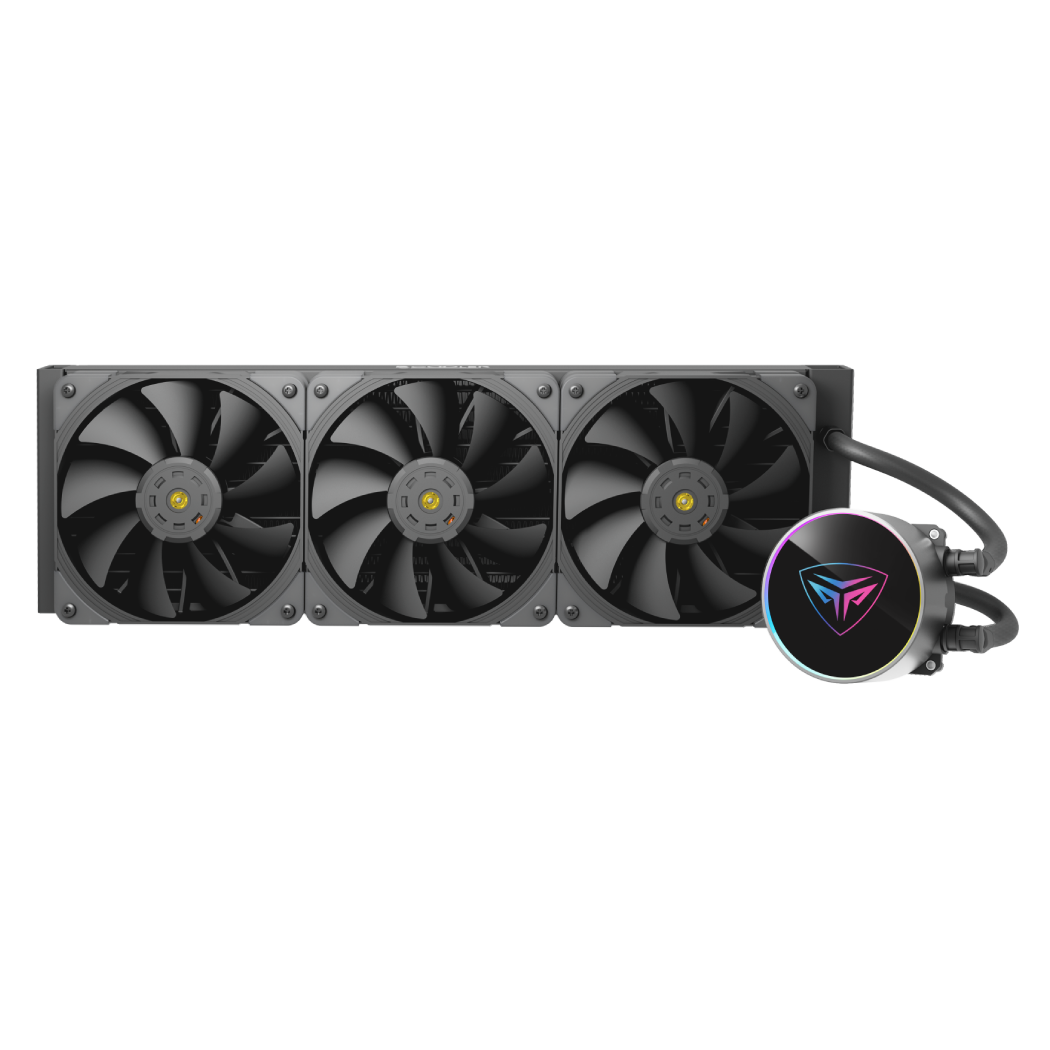 

Жидкостное охлаждение PCCooler PD360 BK для Socket 115x/2066/2011/2011-3/1200/1700/AM5/AM4/AM3/AM3+/FM1, 300 Вт, 3x120 мм, ARGB, черный (PD360 BK), PD360 BK