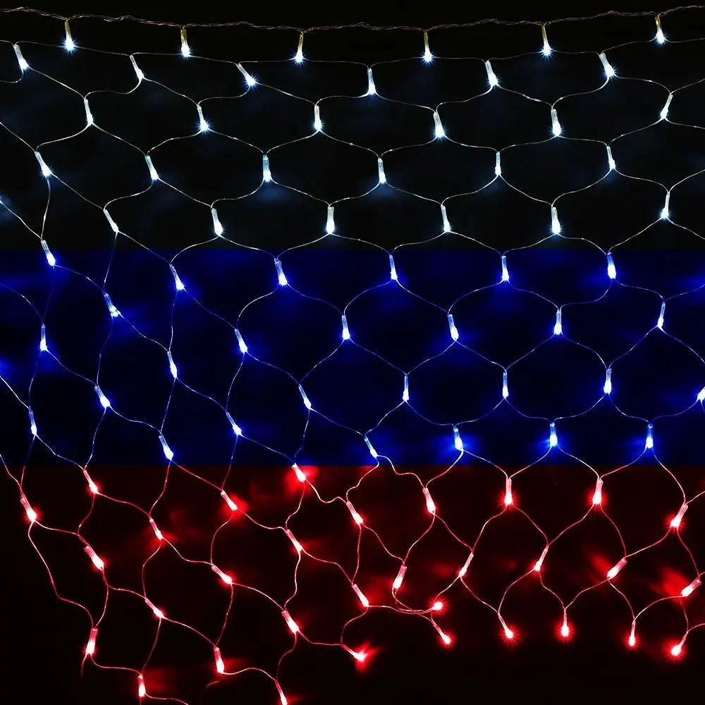 

Гирлянда SHLights NTLD240-RT светодиодная Сеть, ламп: 240 шт., режимов: 8, от сети, мультиколор (NTLD240-RT), NTLD240-RT
