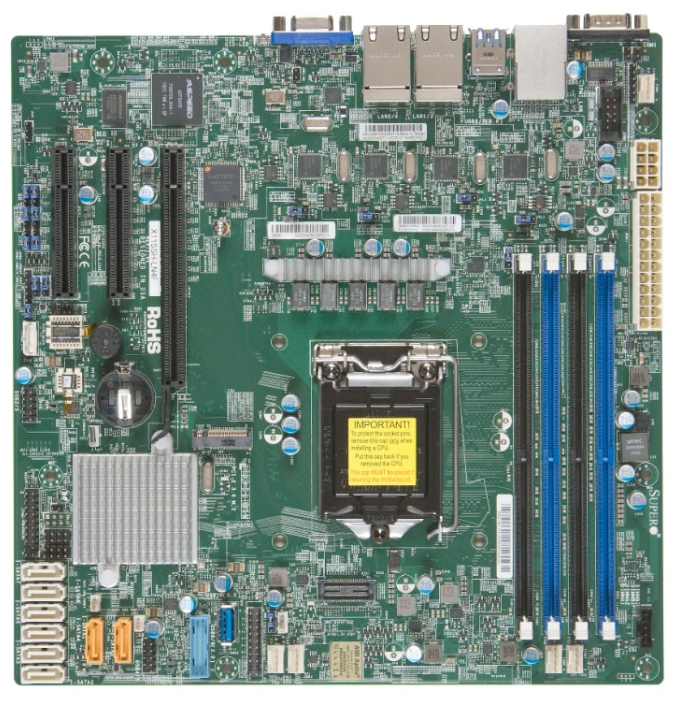 Материнская плата Supermicro X11SSH-LN4F (MBD-X11SSH-LN4F-O)