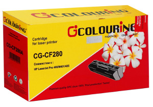 

Картридж лазерный Colouring CG-CF280X (CF280X), черный, 6900 страниц, совместимый, для LJP 400/M401/425 6900