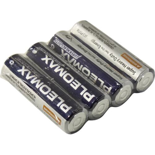 Батарея Pleomax R6-4S,AA (LR6), 1.5V, 4 шт