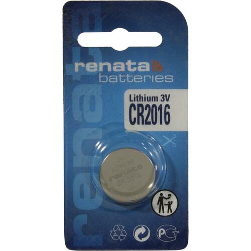

Батарея Renata CR2016, 3V 1шт