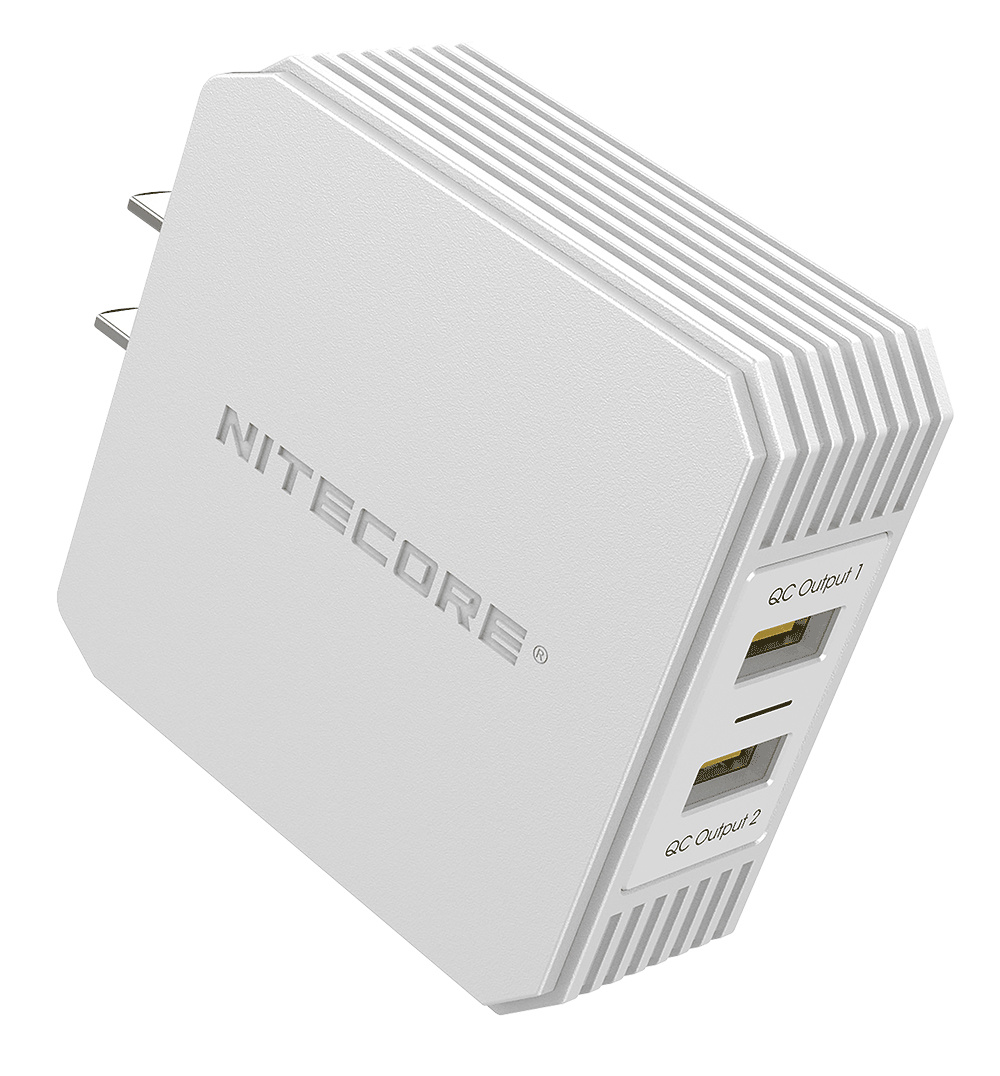 

Сетевое зарядное устройство Nitecore UA42Q, 2xUSB, Quick Charge, белый (18391), UA42Q