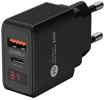 

Сетевое зарядное устройство WIIIX UNNK-4-2-02-QCPD-B 20 Вт, USB, USB type-C, Quick Charge, PD, черный (UNNK-4-2-02-QCPD-B), UNNK-4-2-02-QCPD-B