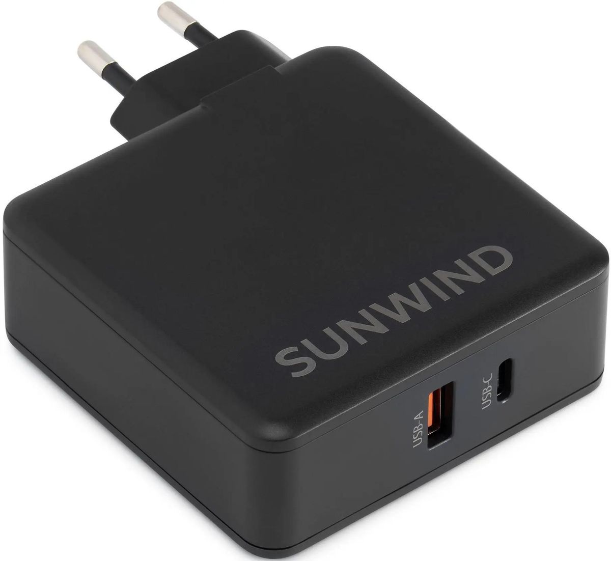 

Сетевое зарядное устройство SunWind SWWB6 65 Вт, USB, USB type-C, Quick Charge, PD, черный (SWWB6H1105BK), SWWB6