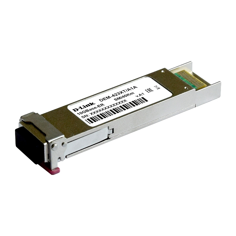 

Модуль XFP D-Link DEM-423XT, 40 км, LC, Tx:1550 нм, 10 Гбит/с, SM, двойной (423XT/A1A), DEM-423XT