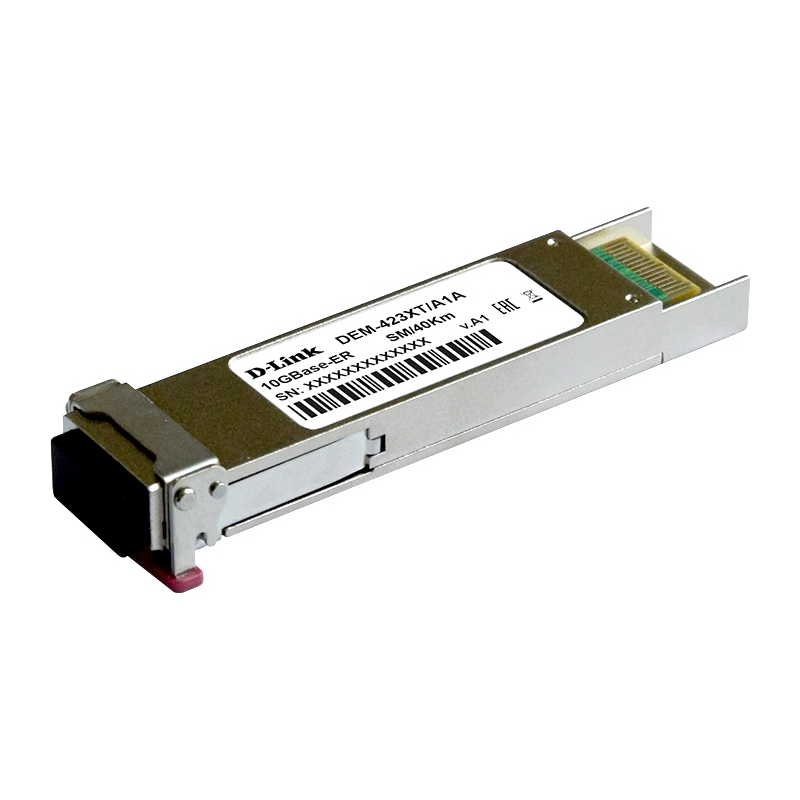 Модуль XFP D-Link DEM-423XT, 40 км, LC, Tx:1550 нм, 10 Гбит/с, SM, двойной (423XT/A1A) 423XT/A1A - фото 1