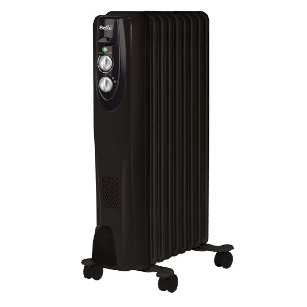 Обогреватель масляный 2 кВт, до 25 м², Ballu Classic Black
