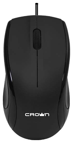 

Мышь проводная Crown CMM - 31 Black USB, 1200dpi, оптическая светодиодная, USB, черный, CMM - 31 Black USB