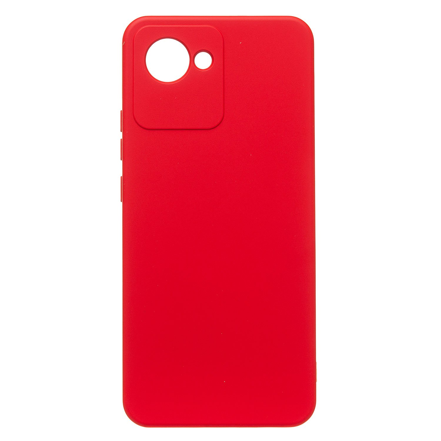 

Чехол-накладка Activ Full Original Design для смартфона Realme C30, силикон, красный (221726)