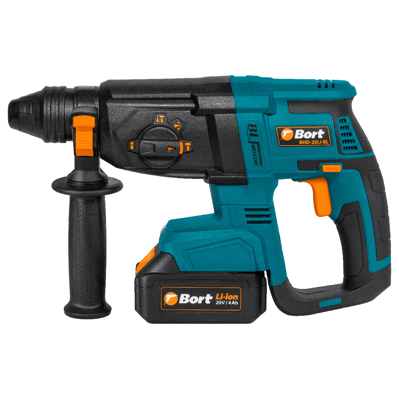 Перфоратор Bort BHD-20LI-BL, SDS-Plus