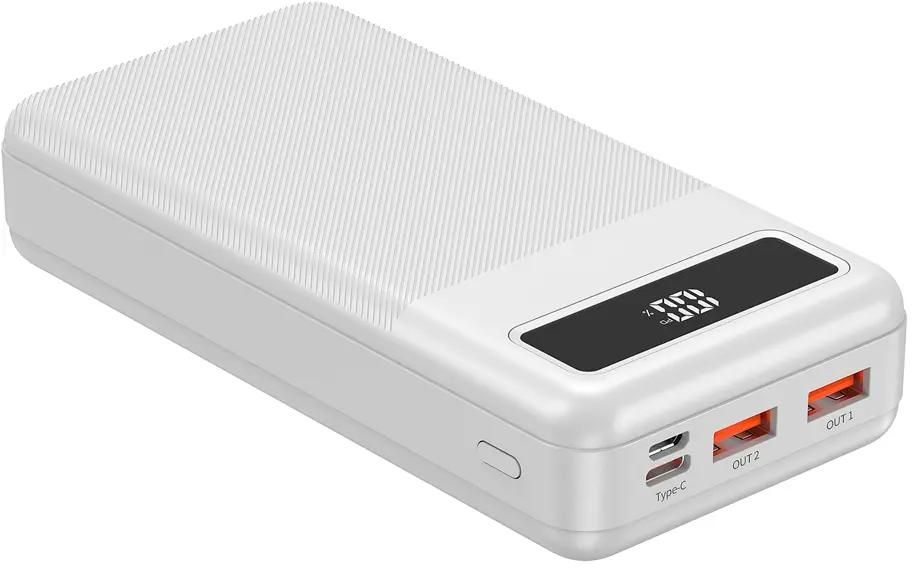 

Портативный аккумулятор (Powerbank) TFN Porta PB-312, 20000 мА·ч, 2xUSB, 3А, Type-C, белый (TFN-PB-312-WH), Porta PB-312