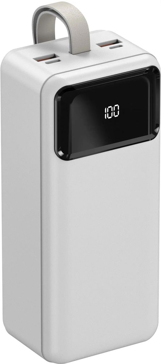 

Портативный аккумулятор (Powerbank) TFN Porta PB-314, 40 А·ч, 2xUSB, 3А, Type-C, белый (TFN-PB-314-WH), Porta PB-314