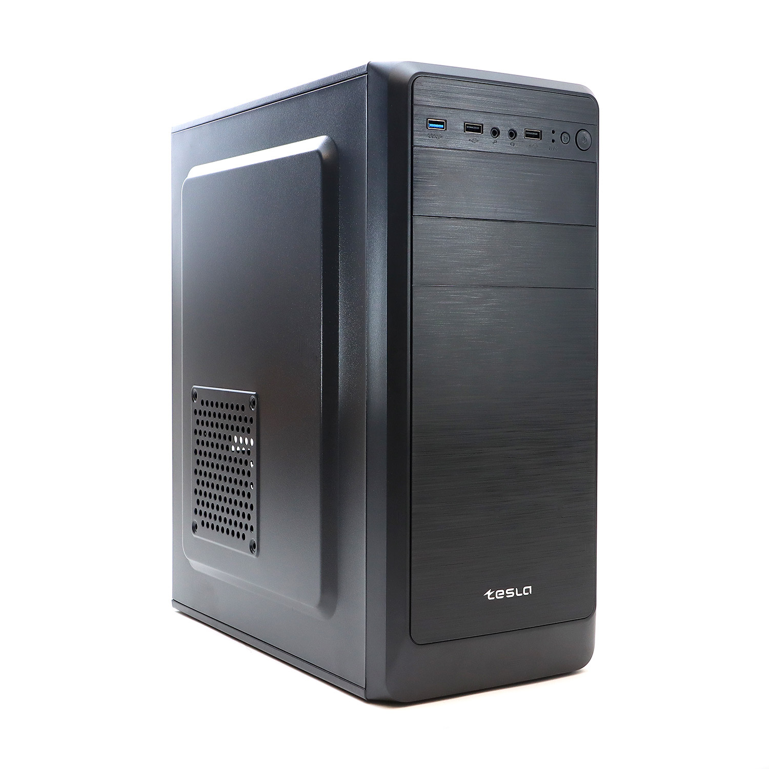 Корпус TESLA 3241U3BF, ATX, Midi-Tower, USB 3.0, черный, без БП (TSL-3241U3-BF)