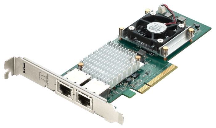 

Сетевая карта D-link DXE-820T, 2xRJ-45, 10 Гб/с, PCI-Ex8, Retail (DXE-820T/A1A), DXE-820T