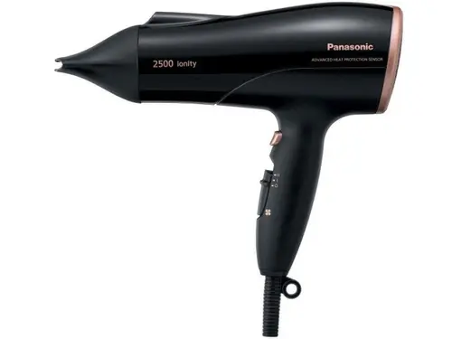 

Фен Panasonic EH-NE84-K615 2.5 кВт, режимов: 4, насадок: 2, ионизация, черный (EH-NE84-K615), EH-NE84-K615