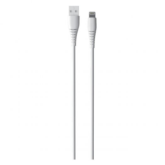 

Кабель USB-Lightning 8-pin, 2А, 1 м, белый, Red Line (УТ000036420)