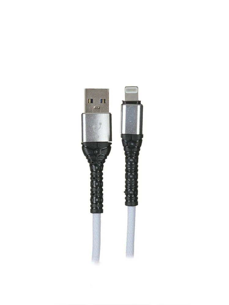

Кабель USB-Lightning 8-pin, 3А, 1 м, белый, Red Line (УТ000034241)