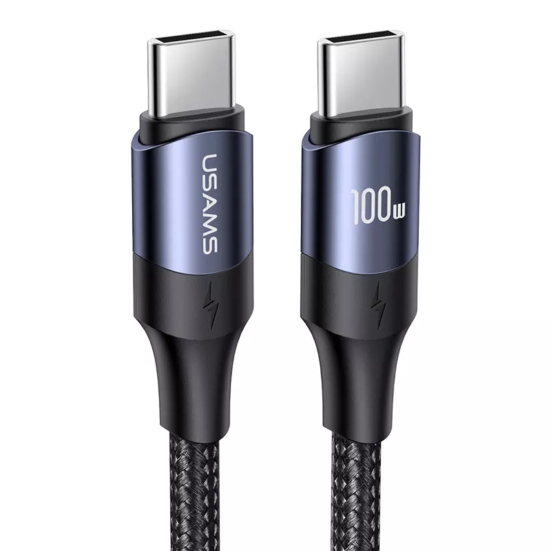 

Кабель USB Type-C-USB Type-C, быстрая зарядка, 3А, 2 м, черный, USAMS US-SJ525 U71 (SJ525USB01), US-SJ525 U71