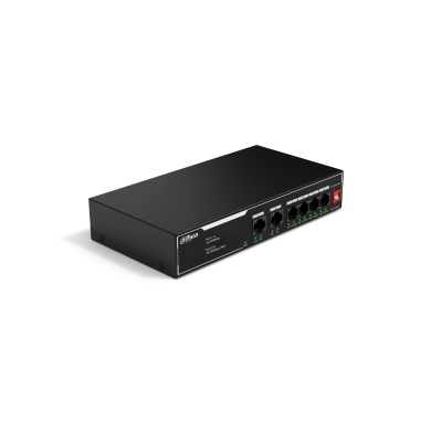 

Коммутатор Dahua SF1006LP, кол-во портов: 4x100 Мбит/с, кол-во SFP/uplink: RJ-45 2x100 Мбит/с, PoE: 4x30 Вт (макс. 36 Вт) (DH-SF1006LP), SF1006LP