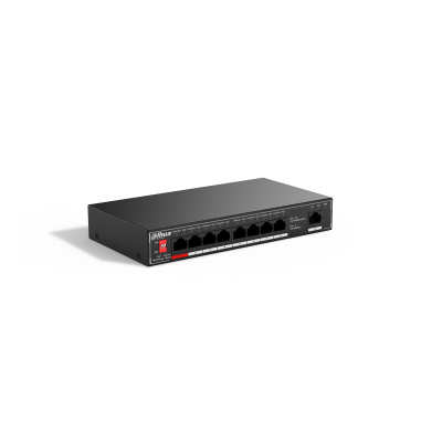 

Коммутатор Dahua SF1009P, кол-во портов: 8x100 Мбит/с, кол-во SFP/uplink: RJ-45 1x100 Мбит/с, PoE: 8x90 Вт (макс. 96 Вт) (DH-SF1009P), SF1009P