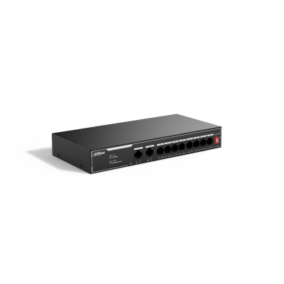 

Коммутатор Dahua SF1010LP, кол-во портов: 8x100 Мбит/с, кол-во SFP/uplink: RJ-45 2x100 Мбит/с, PoE: 8x30 Вт (макс. 65 Вт) (DH-SF1010LP), SF1010LP