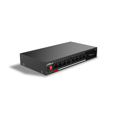 

Коммутатор Dahua SG1008P, кол-во портов: 8x1 Гбит/с, PoE: 8x90 Вт (макс. 96 Вт) (DH-SG1008P), SG1008P