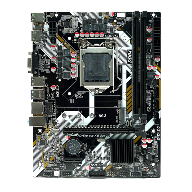 Материнская плата AFOX IB250-MZ6-V4, Socket1151, Intel B250, 2xDDR4, PCI-Ex16, 3SATA3, 5.1-ch, GLAN, 4 USB 3.0, VGA, HDMI, mATX, Retail