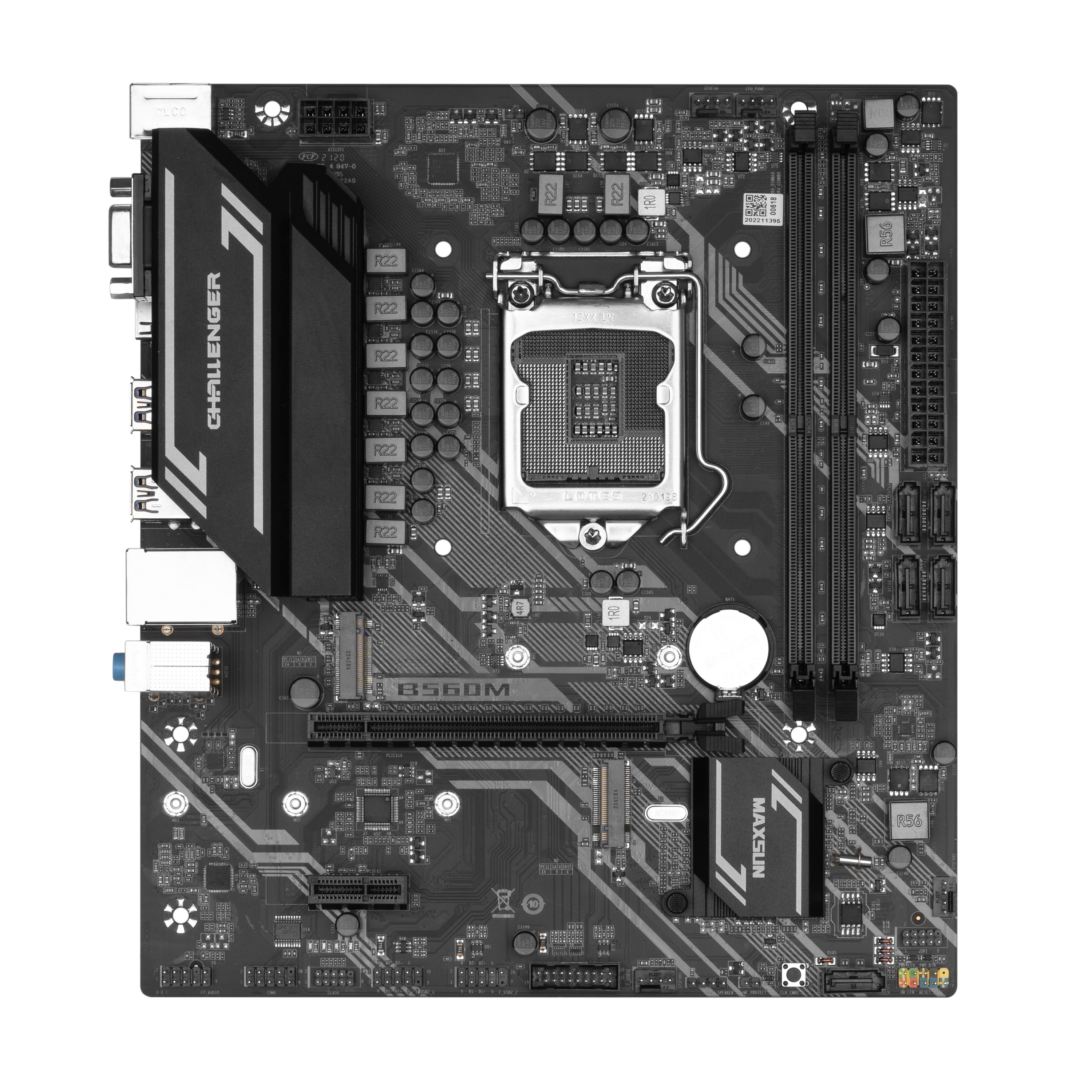 Материнская плата MaxSun Challenger B560M, Socket1200, Intel B560, mATX